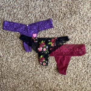 NWT never worn! Vintage Y2K VS panty bundle